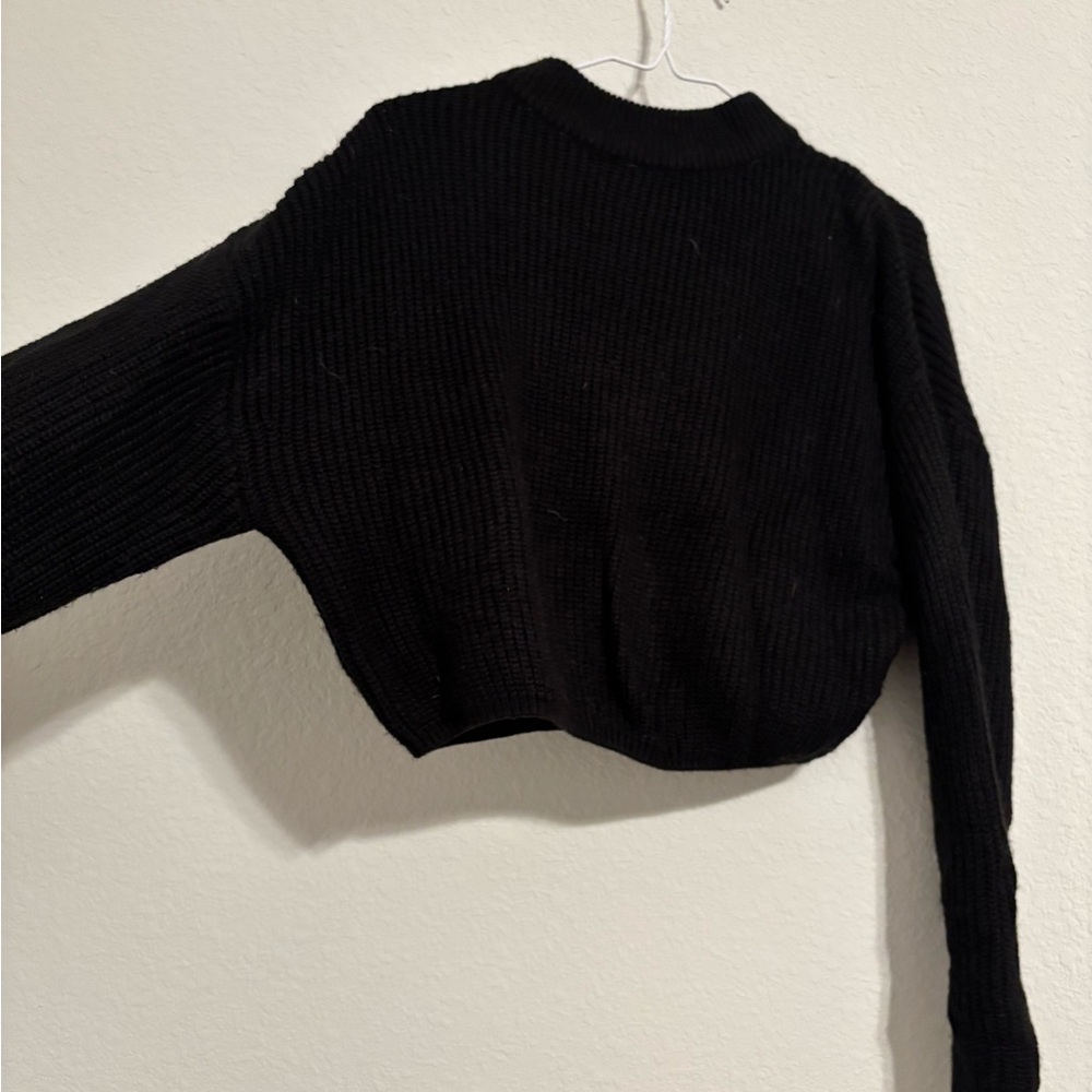H&M Black Ribbed Sweater - Picture 2 of 3